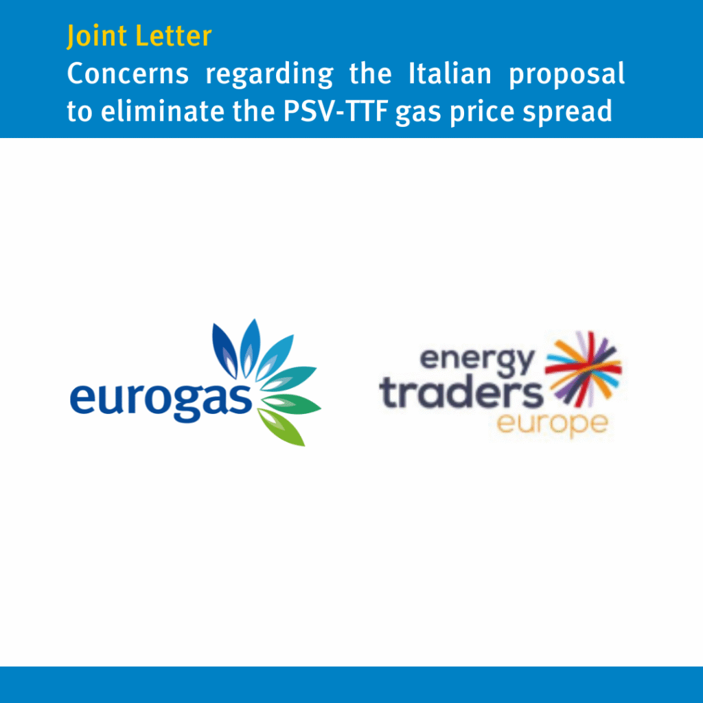Concerns regarding the Italian proposal to eliminate the PSV-TTF gas price spread