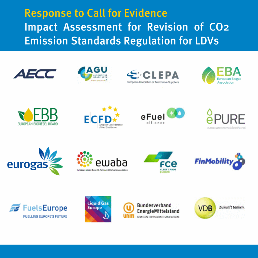 Response to Call for Evidence: Impact Assessment for Revision of CO2 Emission Standards Regulation for LDVs