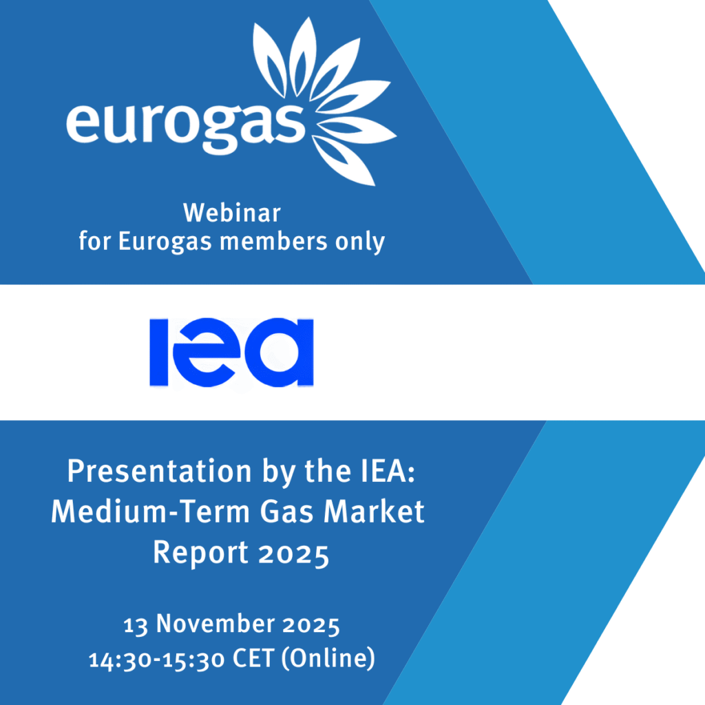 Webinar for Eurogas Members only – Presentation by the IEA