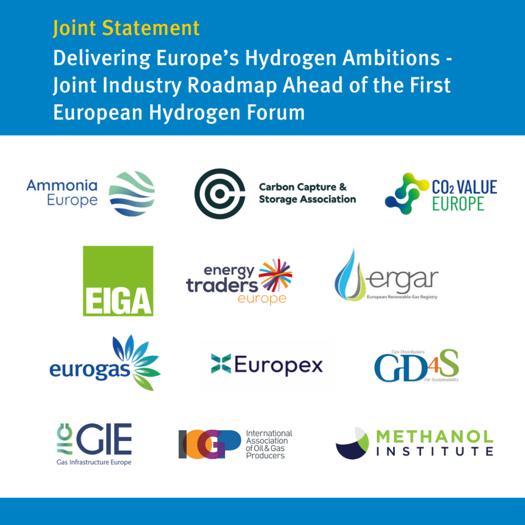 Delivering Europe’s Hydrogen Ambitions: Joint Industry Roadmap Ahead of the First European Hydrogen Forum