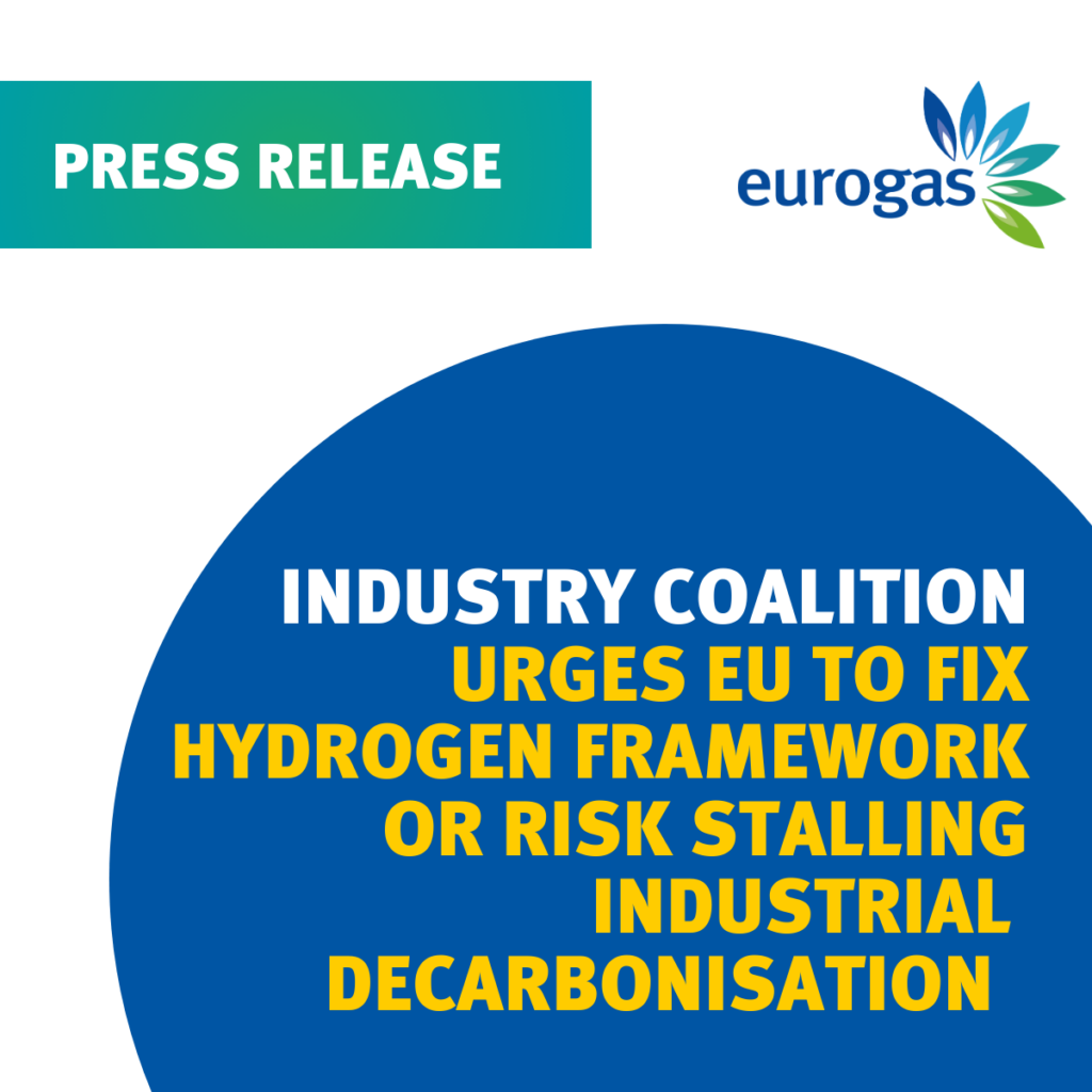 Joint Press Release: Industry coalition urges EU to fix hydrogen framework or risk stalling industrial decarbonisation