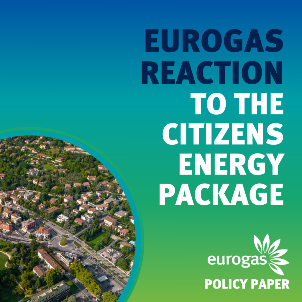 Eurogas Reaction: Citizens Energy Package
