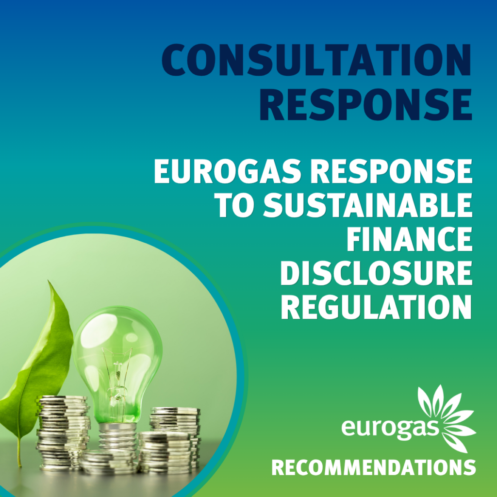 Eurogas Response: Sustainable Finance Disclosure Regulation (SFDR)