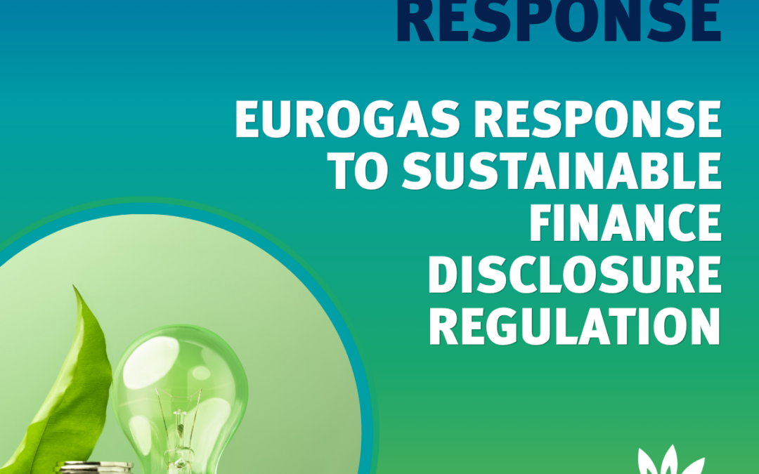 Eurogas Response: Sustainable Finance Disclosure Regulation (SFDR)
