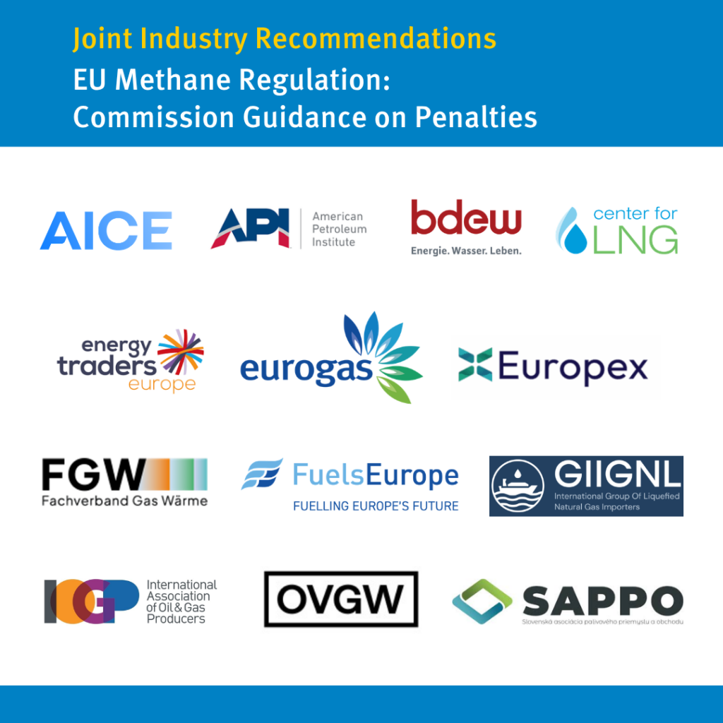 Joint Industry Recommendations: Commission Guidance on Penalties in the EU Methane Regulation Framework