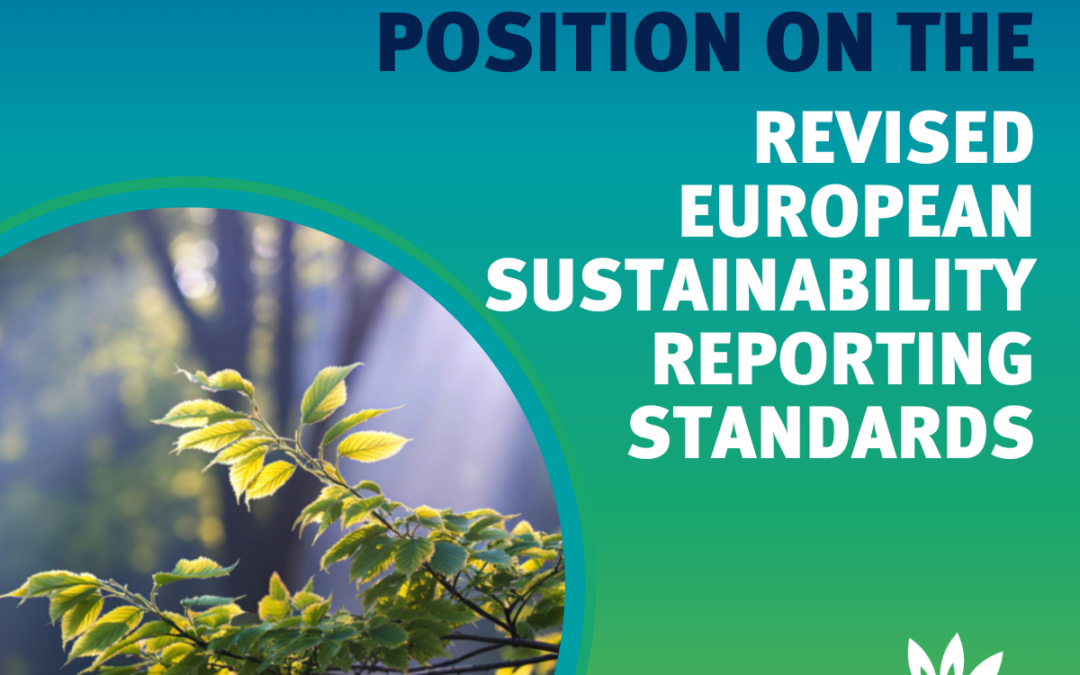 Eurogas Position Paper: the Revised European Sustainability Reporting Standards (ESRS)