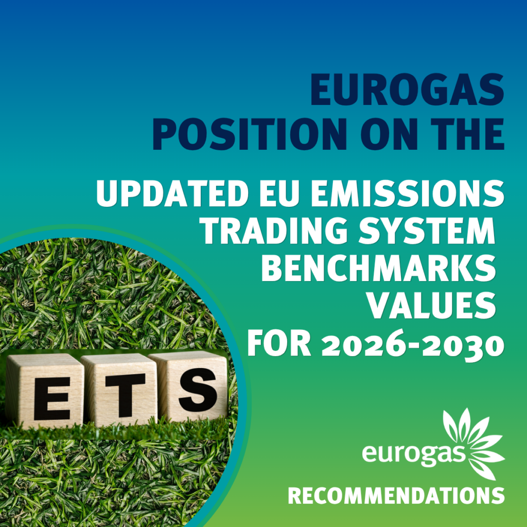 Eurogas position: Updated European Union Emissions Trading System (EU ETS) benchmarks values for 2026-2030
