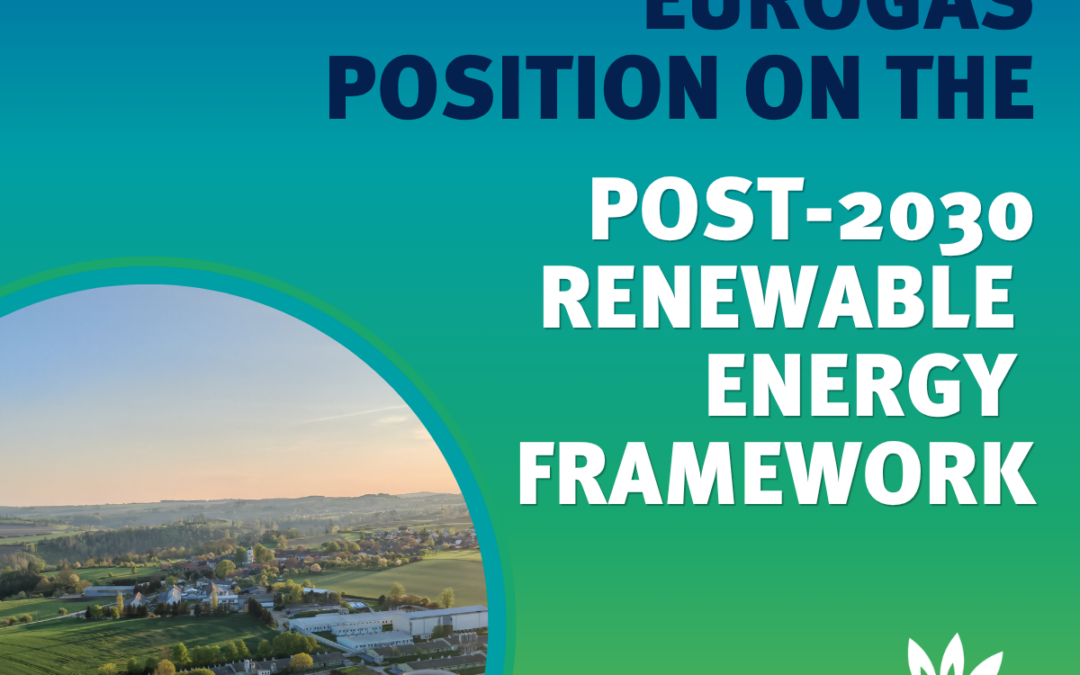 Eurogas Recommendations: Post-2030 renewable energy framework