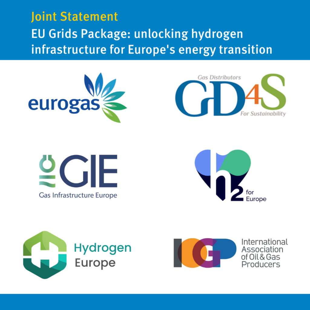 Joint statement on the EU Grids Package: unlocking hydrogen infrastructure for Europe’s energy transition