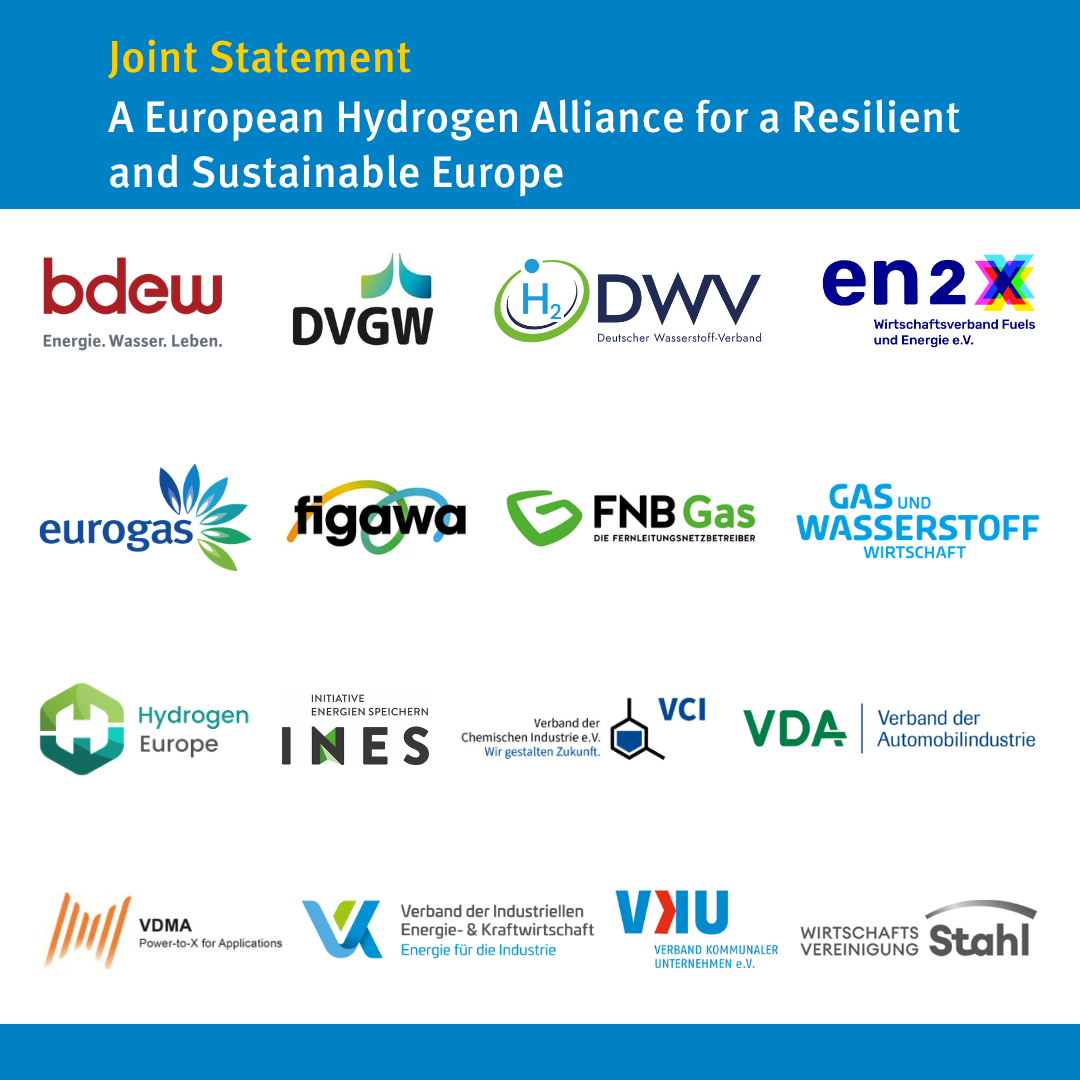 Joint Position Paper: A European Hydrogen Alliance for a Resilient and ...