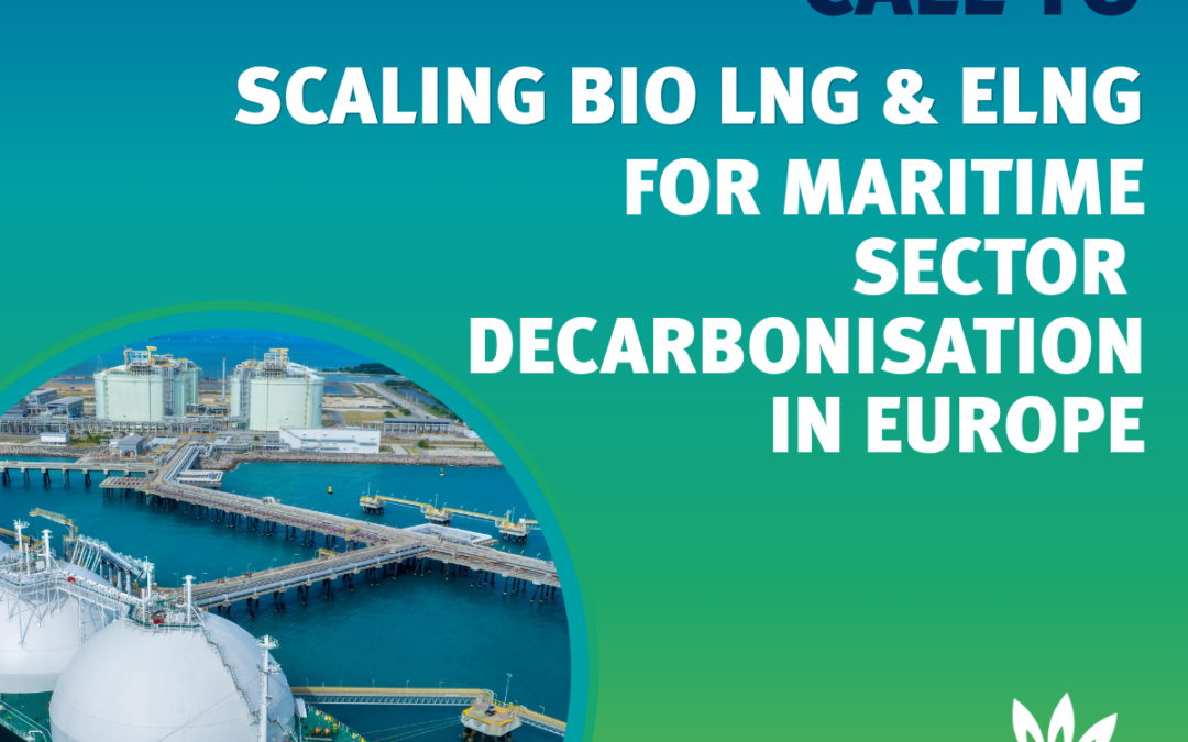 Joint Statement: Scaling BioLNG and eLNG for Maritime Sector Decarbonisation in Europe