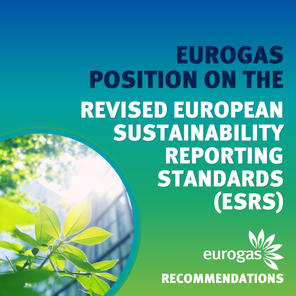 Eurogas Position: Revised European Sustainability Reporting Standards (ESRS)