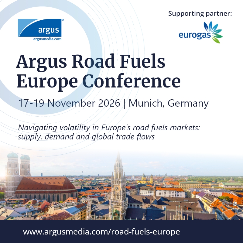 Argus Road Fuels Europe Conference 2026