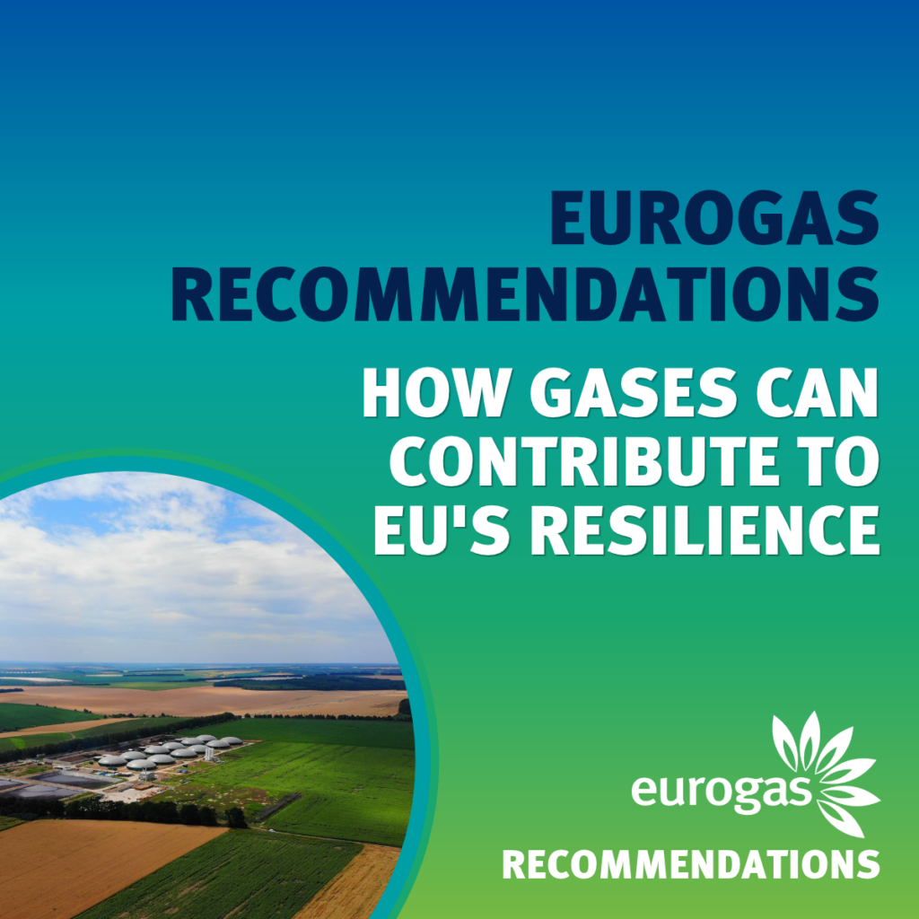 Eurogas Recommendations: How gases can contribute to EU’s resilience
