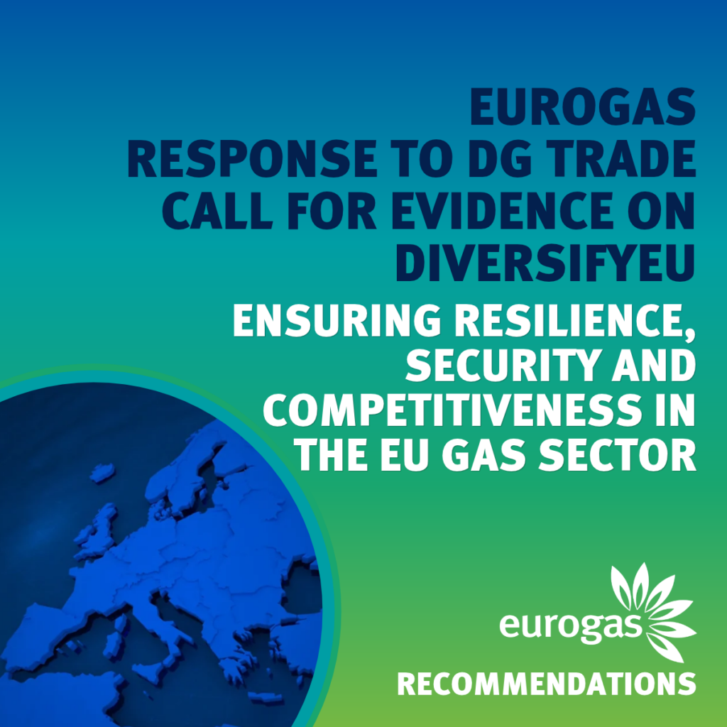 Eurogas response to DG TRADE Call for Evidence on DiversifyEU